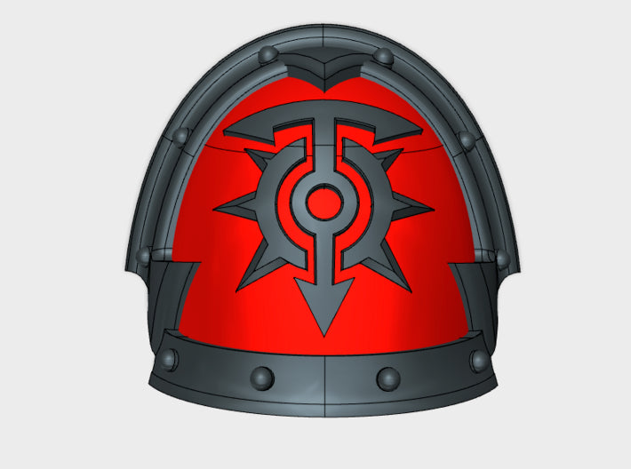 10x Children of Chaos - Abhorrent Shoulder Pads 3d printed