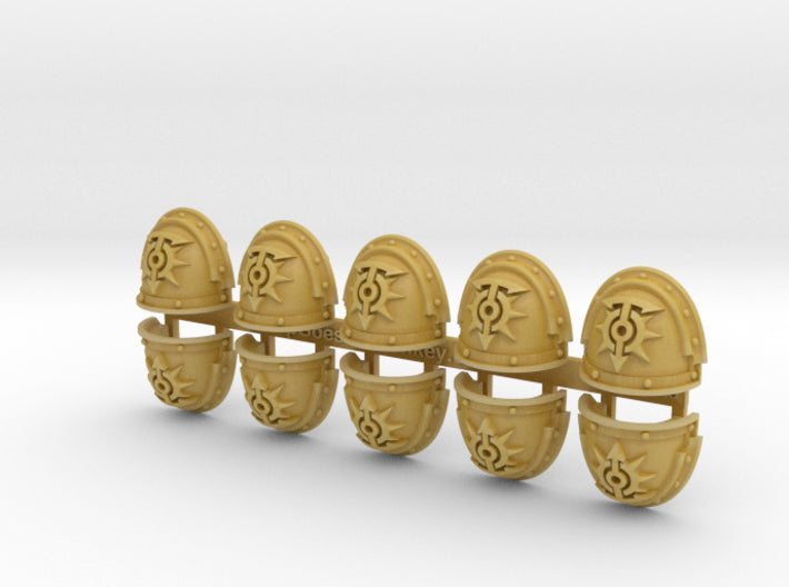 10x Children of Chaos - G:3a Shoulder Pads 3d printed