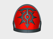 10x Children of Chaos - G:10a Left Shoulders 3d printed