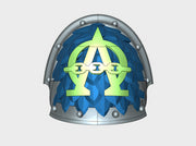 10x Alpha Omega - Abhorrent Voidscale Pads 3d printed