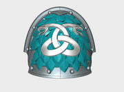 10x Coiled Serpents - Abhorrent Voidscale Pads 3d printed