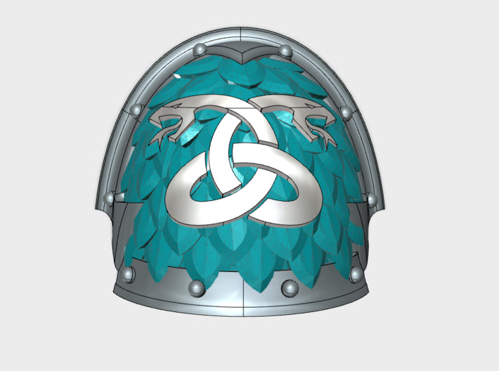 10x Coiled Serpents - Abhorrent Voidscale Pads 3d printed