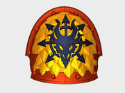 10x Devil Dragons - Abhorrent Voidscale Pads 3d printed