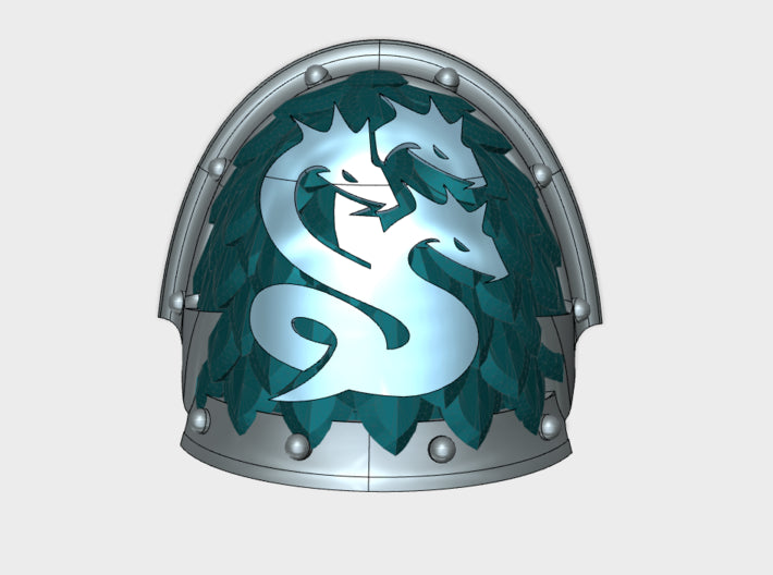 10x Hydra Legion - Right Abhorrent Voidscale Pads 3d printed