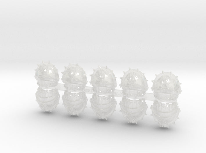 10x Malice - Ex:1 Gladiator Shoulders 3d printed