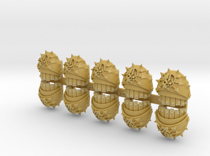 10x Scions of Malice - Ex:1 Gladiator Shoulders 3d printed