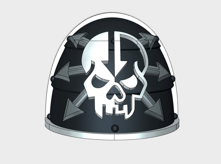 10x Scions of Malice - G:1a Shoulder Pads 3d printed