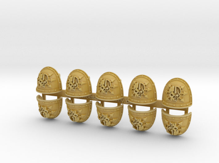 10x Scions of Malice - G:2a Shoulder Pads 3d printed