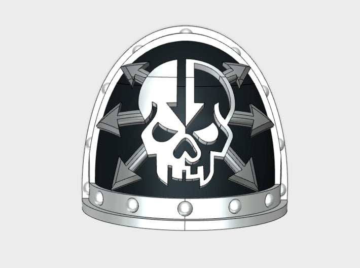 10x Scions of Malice - G:2a Shoulder Pads 3d printed