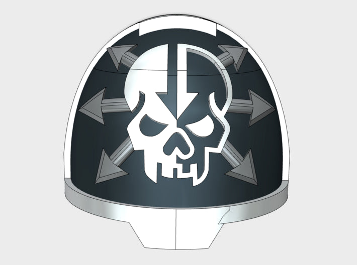 10x Scions of Malice - G:13a Shoulder Pads 3d printed