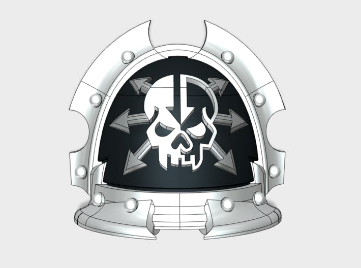 10x Scions of Malice - Rancor Shoulder Pads 3d printed