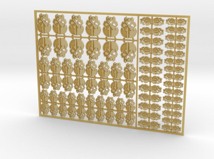 Malice - Flat Vehicle Insignia pack 3d printed