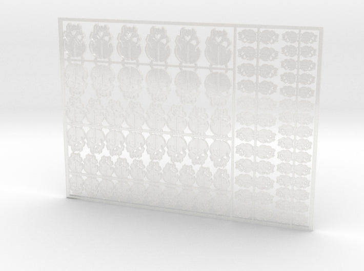 Malice - Flat Vehicle Insignia pack 3d printed