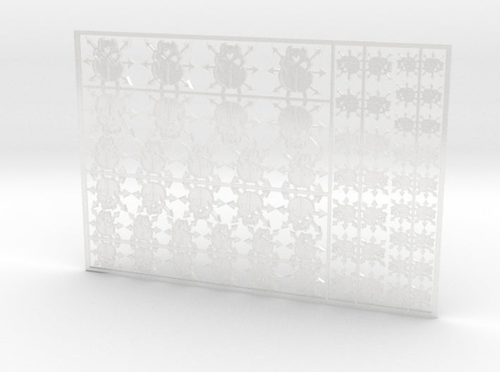 Scions of Malice - Flat Vehicle Insignia pack 3d printed