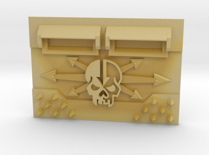 Scions of Malice : Standard APC Spiked Frontplate 3d printed