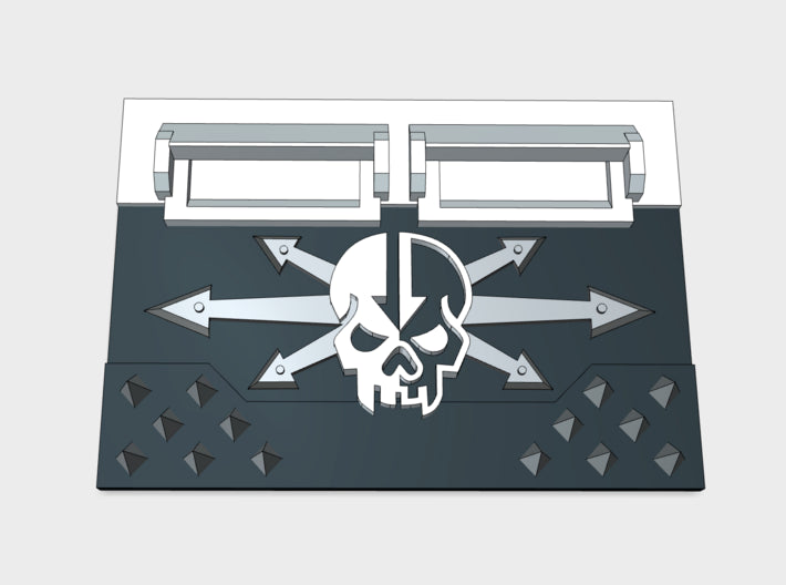 Scions of Malice : Standard APC Spiked Frontplate 3d printed