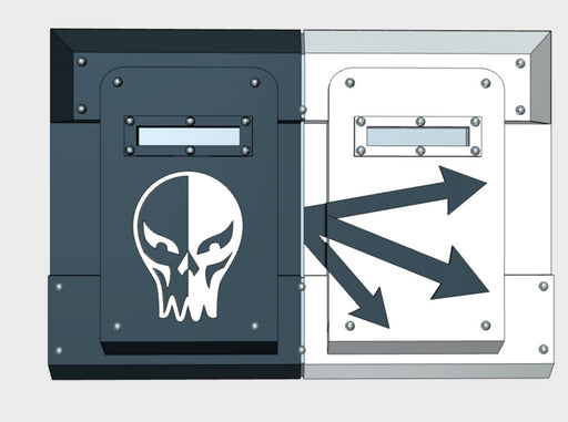 Sons of Malice : Mark-1 APC Frontplate 3d printed