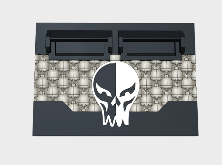 Sons of Malice : Skull Wall Std. APC Frontplate 3d printed