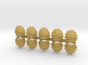 10x Blank - Ex:1 Gladiator Shoulders 3d printed