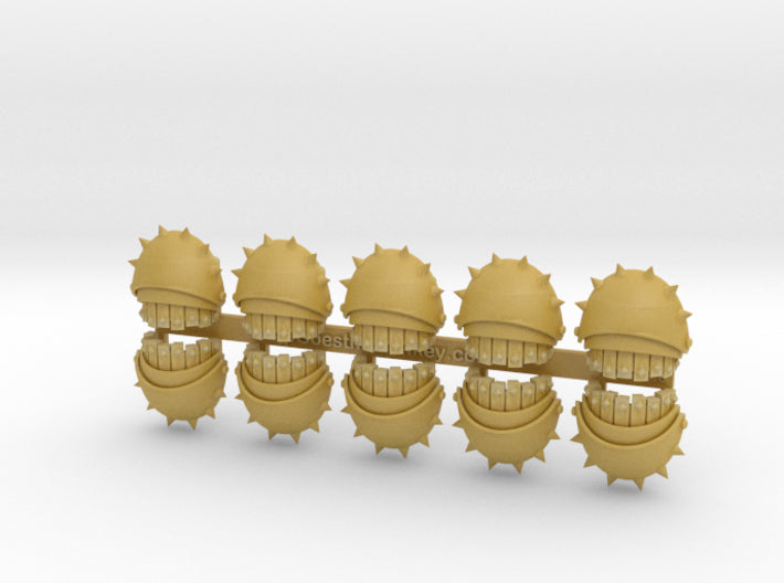 10x Blank - Ex:1 Gladiator Shoulders 3d printed