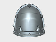 10x Blank - Malicious Shoulder Pads 3d printed