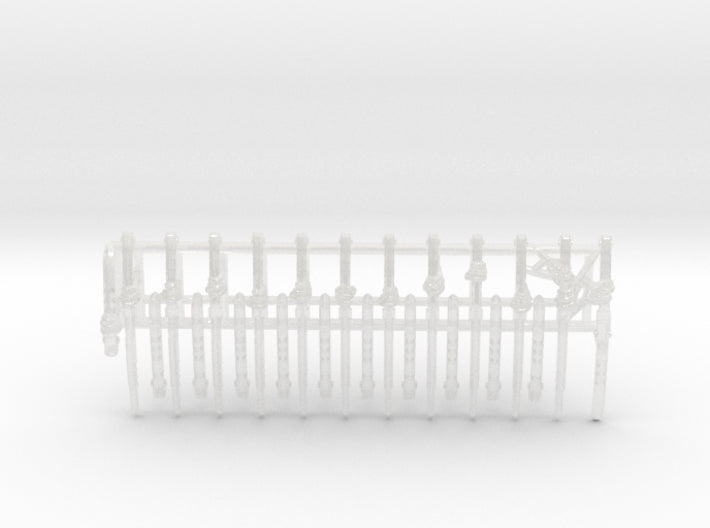 12x Ka'Tauna-2 Swords (Tau Right-handed) 3d printed