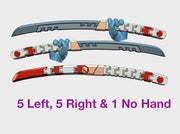 11x Ka'Tauna-2 Swords (Tau hand) 3d printed