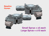 Human : Mk1b Incendiary Pistols (L&amp;R) 3d printed