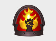 10x Fire Lords - Abhorrent Shoulder Pads 3d printed