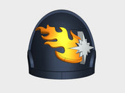 10x Marines Errant - G:10a Right Shoulders 3d printed