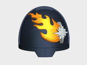 10x Marines Errant - G:13a Right Shoulders 3d printed