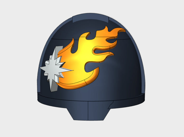 10x Marines Errant - G:13a Shoulder Pads 3d printed