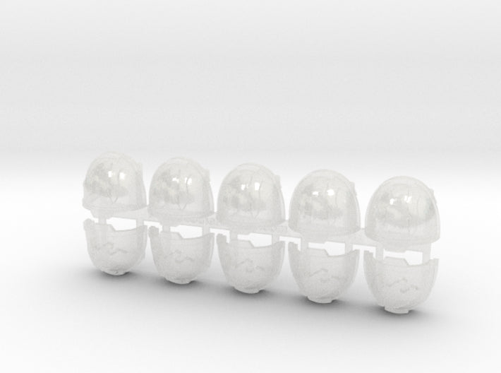 10x Tigers Argent - G:13a Shoulder Pads 3d printed