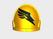 10x Marines Malevolent - G:10a Right Shoulders 3d printed