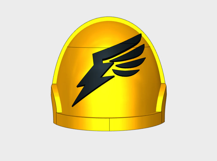 10x Marines Malevolent - G:10a Left Shoulders 3d printed