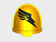 10x Marines Malevolent - G:11a Right Shoulders 3d printed