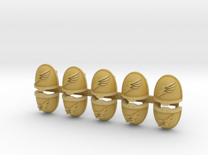 10x Marines Malevolent - G:11a Shoulder Pads 3d printed