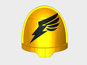 10x Marines Malevolent - G:11a Shoulder Pads 3d printed