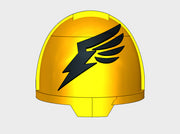 10x Marines Malevolent - G:13a Shoulder Pads 3d printed