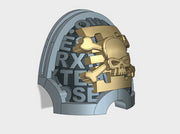 10x Xenos Hunters - G:10 Beta Pauldron 3d printed