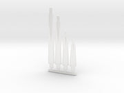 Traditional Flight Stems (2mm Peg) 3d printed