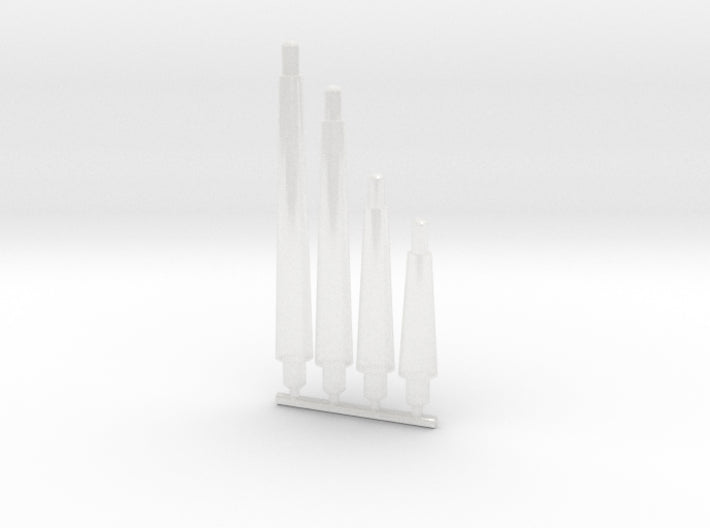 Traditional Flight Stems (2mm Peg) 3d printed