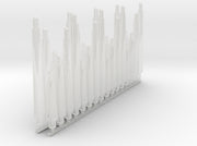 Traditional Flight Stems (2mm Peg) 3d printed