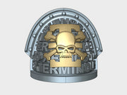 10x Xenos Hunters - G:4 Alpha Pauldrons 3d printed