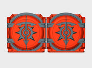 Children of Chaos: Mark-1 APC Round Doors 3d printed