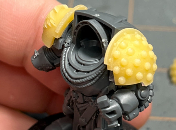 10x Blank - T:10b Indomitus Prime Pads 3d printed