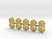 10x Blank Cogged - T:10c Indomitus Prime Pads 3d printed