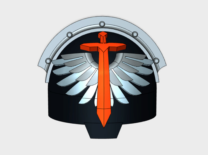 10x Winged Sword - T:10b Indomitus Prime Pads 3d printed