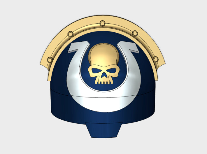 10x Ultra Legion - T:10b Indomitus Prime Pads 3d printed