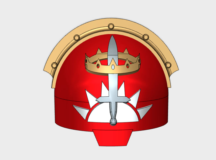 10x Sovereign Blades - T:10a Indomitus Prime Pads 3d printed